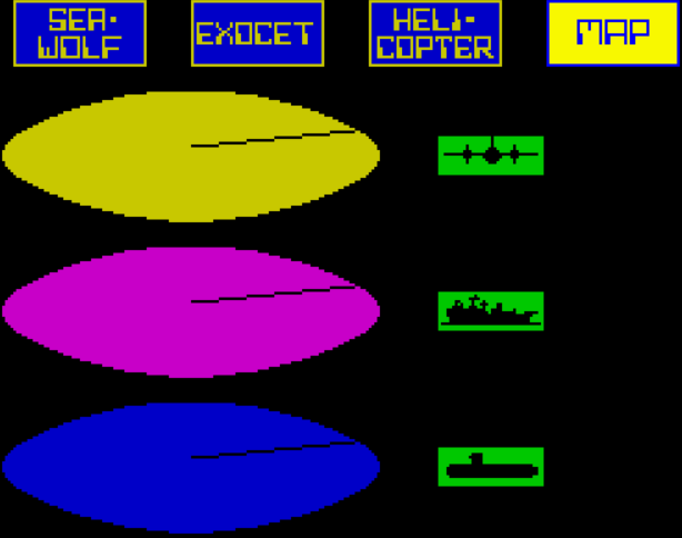 Convoy Raider - ZX Spectrum game screenshot (1987) by Gremlin Graphics